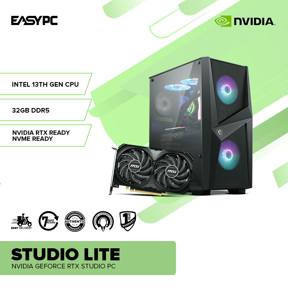 NVIDIA GeForce RTX Studio PC - Studio Lite