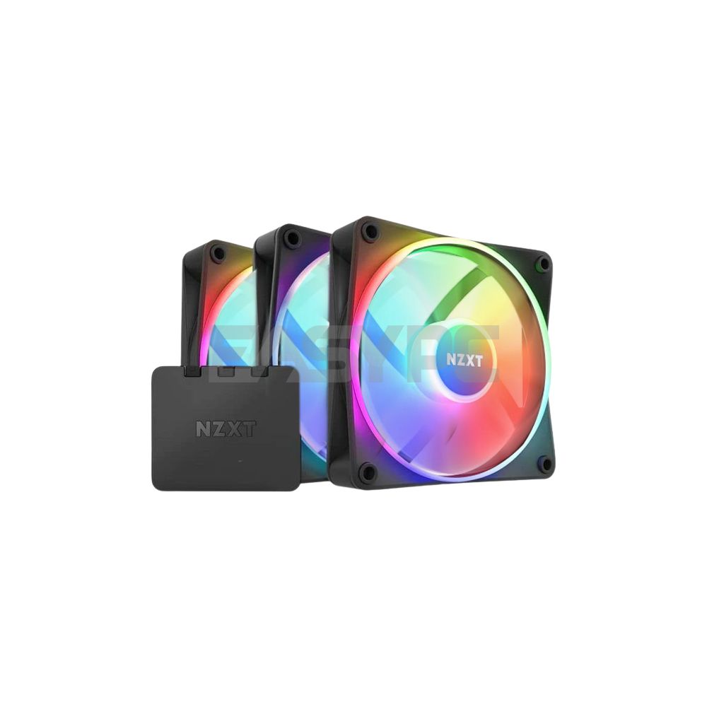 NZXT F120 RGB Core Triple Pack 3in1 Hub-Mounted RGB Fans