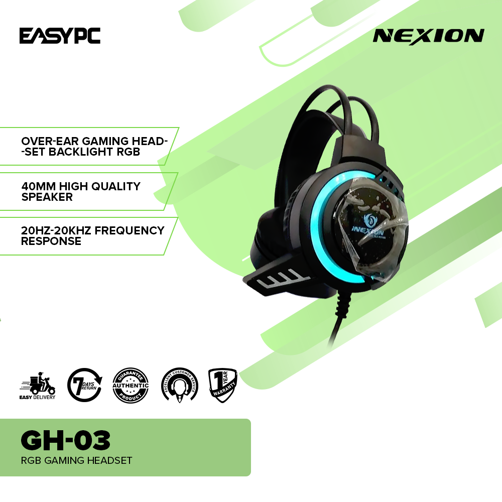 Nexion GH-03 RGB Gaming Headset-a