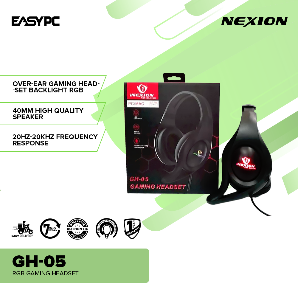 Nexion GH-05 RGB Gaming Headset-a