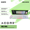 Nexion GK-140 USB Gaming Keyboard and Mouse White