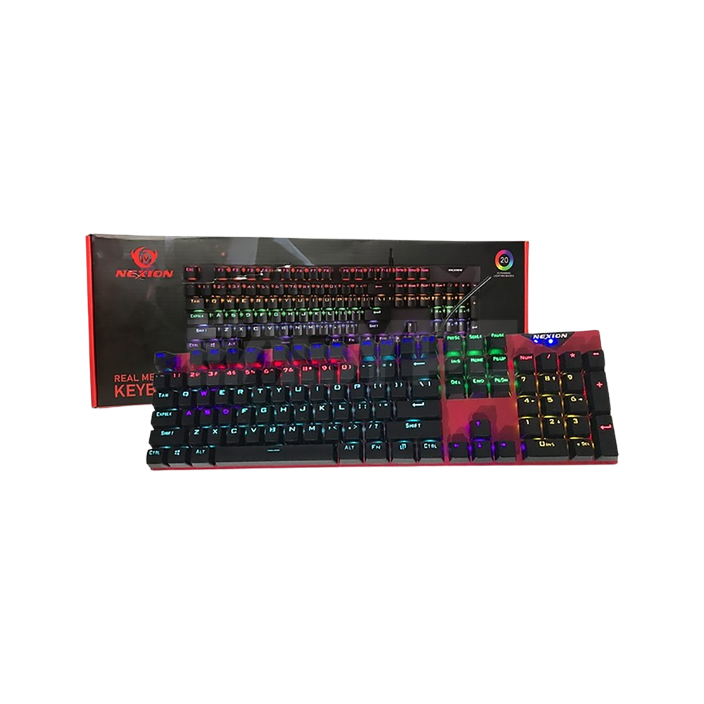 Nexion KY-610 RGB Mechanical Hotswap Keyboard Red-b