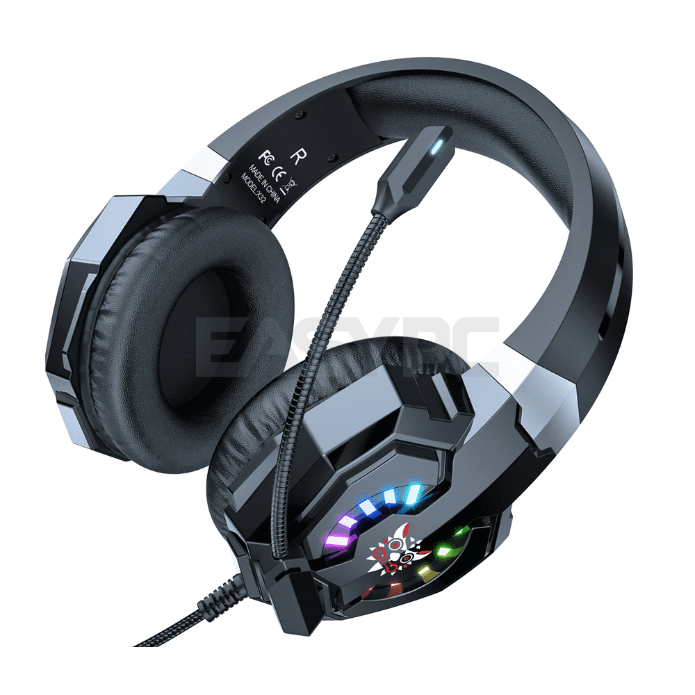ONIKUMA X32 Wired Gaming Headset RGB Black – EasyPC