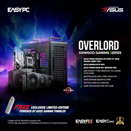 EasyPC OVERLORD - ASUS Pick Build Asenan Gaming Desktop