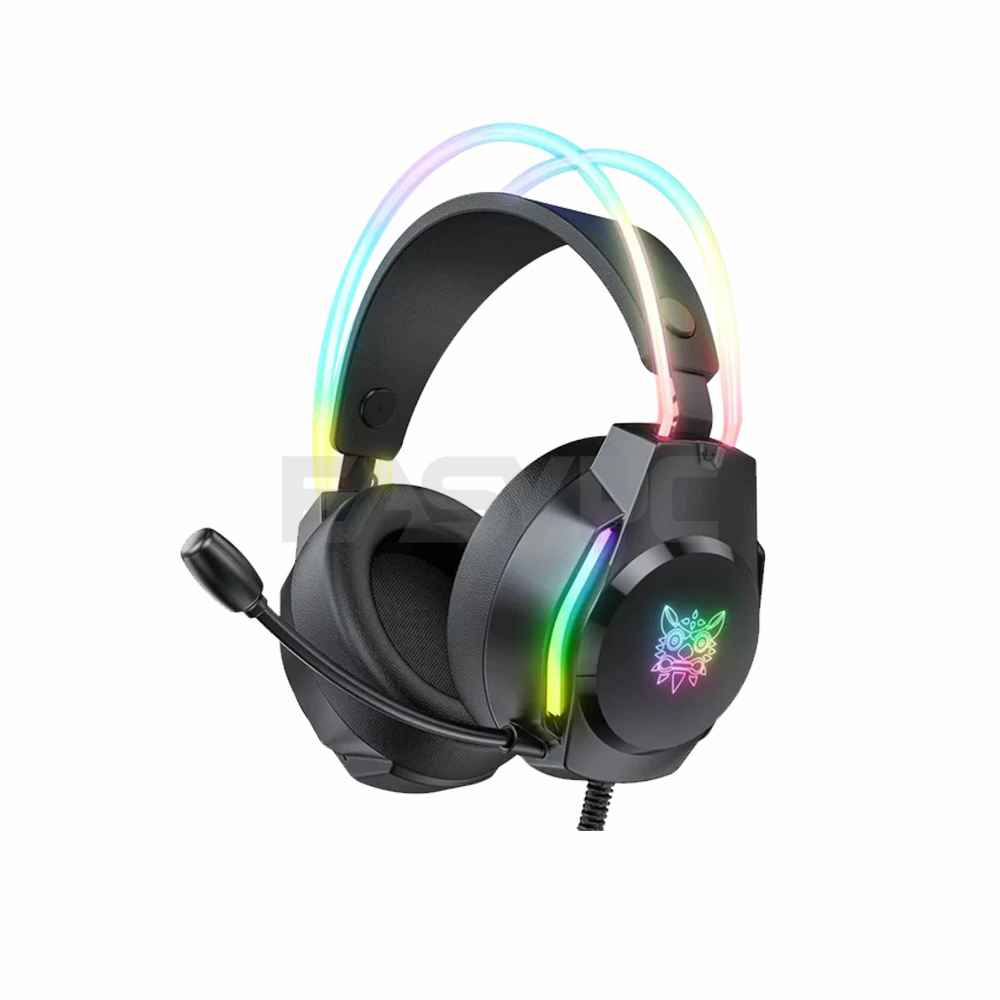 Onikuma X26 RGB Wired Gaming Headset Black