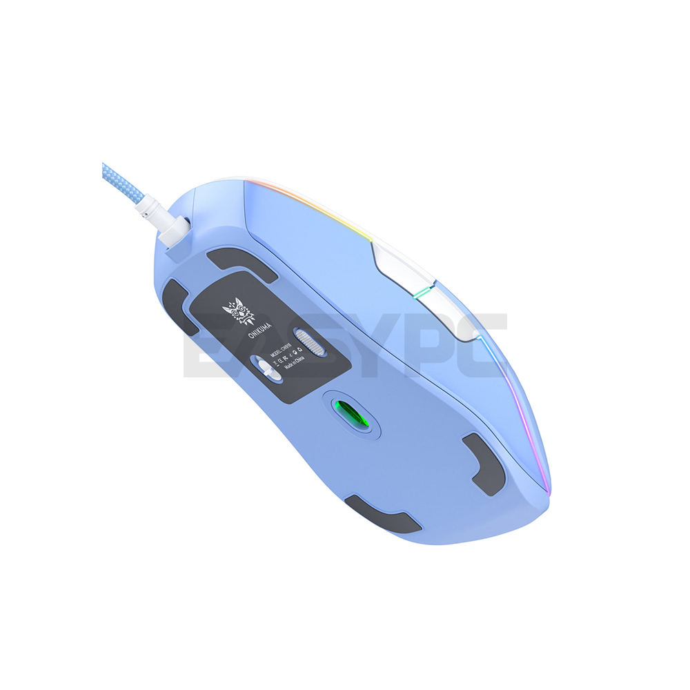 Onikuma CW916 Wired RGB Gaming Mouse Blue-c