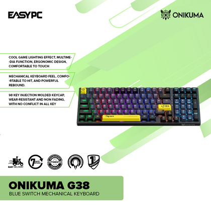 Onikuma G38 blue switch Mechanical keyboard