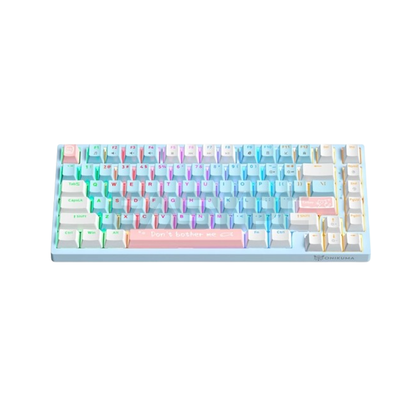 Onikuma G52 DONT BOTHER ME Pink 82 Keys Mechanical Keyboard-a