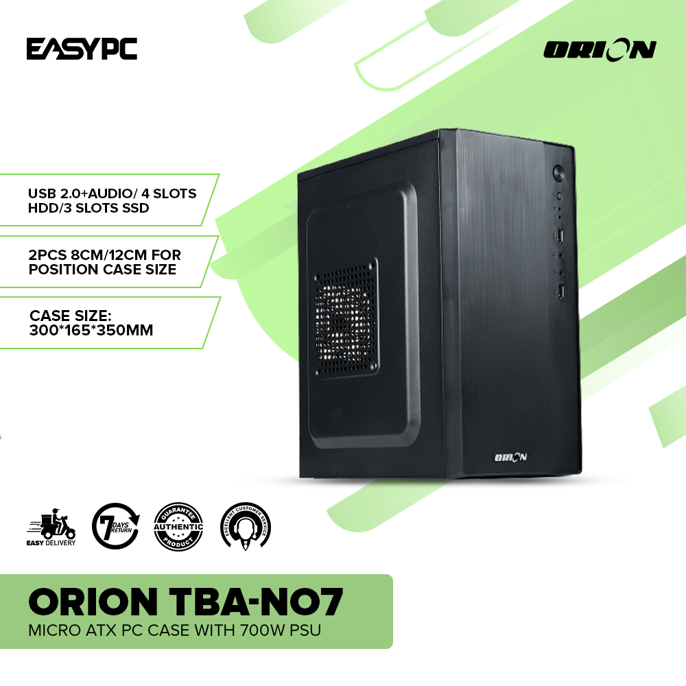 Orion TBA-NO7 Micro ATX PC Case with 700w PSU – EasyPC