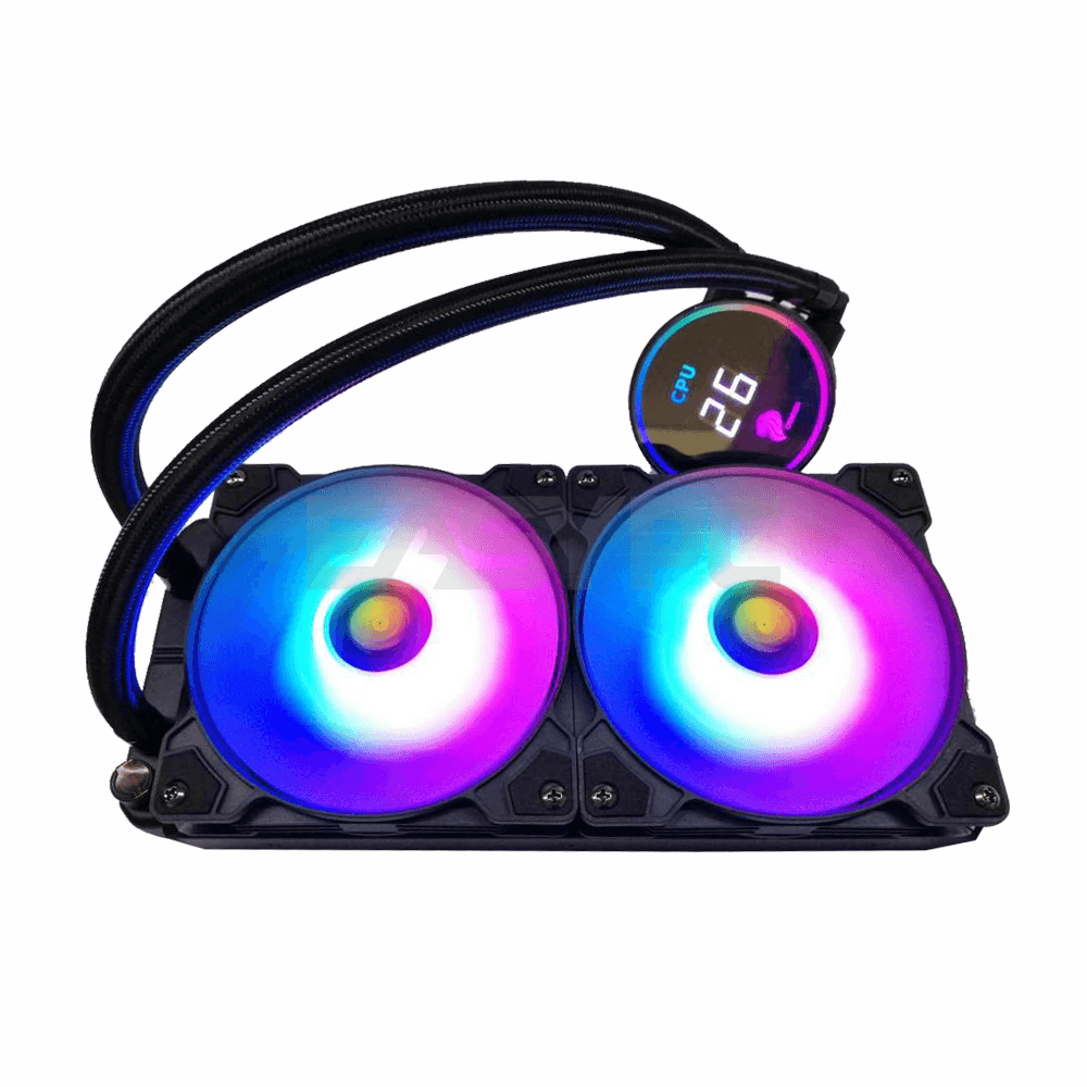 Ovation ACC 240mm Liquid Cooling RGB with Digital Display Black