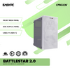 Ovation BattleStar 2.0 Micro ATX mesh PC Case White