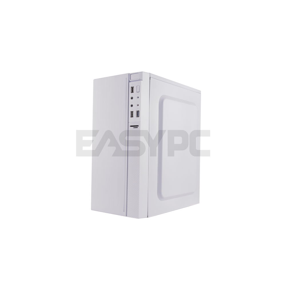Ovation Stargate 1.3 Mesh Micro ATX PC Case with 700w PSU and RGB fan White-a