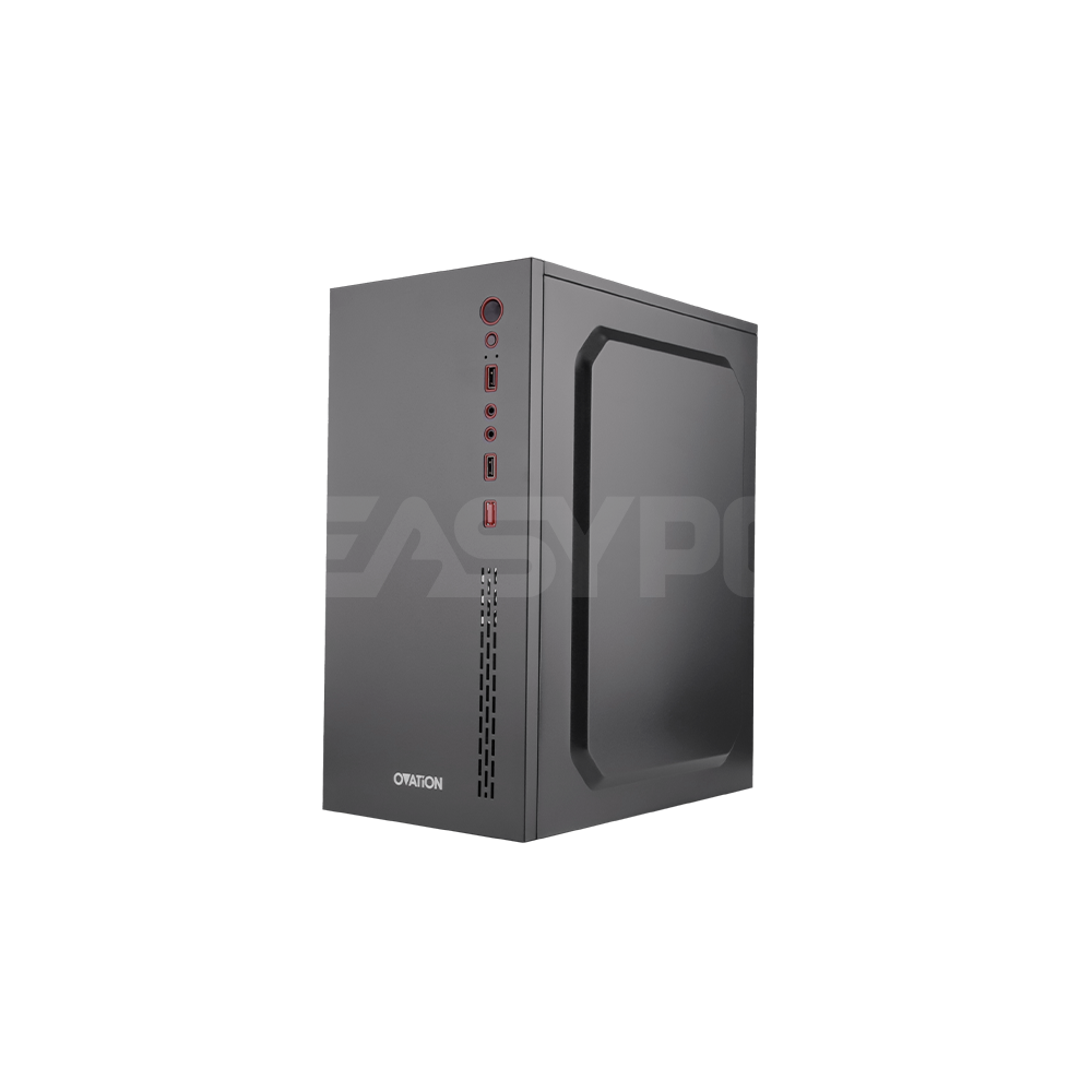 Ovation Trooper Lite 1.0 Micro ATX PC Case with 700w PSU Black-a
