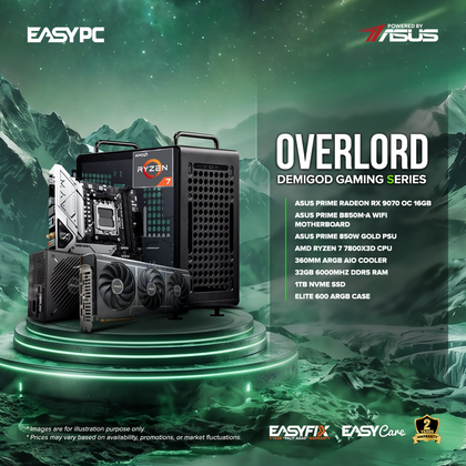 EasyPC OVERLORD - ASUS Demigod Gaming Series Gaming Desktop