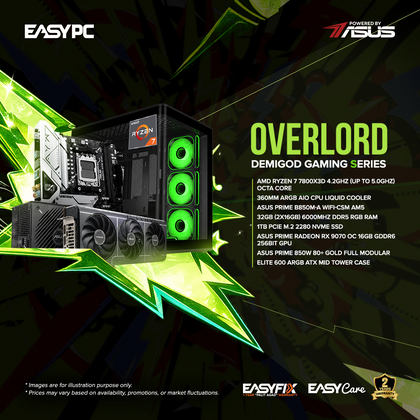EasyPC OVERLORD - ASUS Pick Build Asenan Demigod Gaming Series Gaming Desktop
