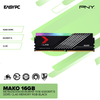 PNY MAKO 16gb MD16GSD5600040MXRGB 1x16 6000MT/s Ddr5 CL40 Memory RGB Black