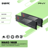 PNY MAKO 16gb MD16GSD5600040MXR 1x16 6000MT/s Ddr5 CL40 Memory Black
