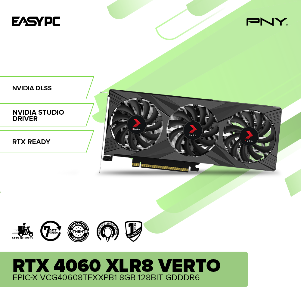 PNY RTX 4060 XLR8 Gaming VERTO EPIC-X