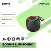 Promate Boom-5 LumiSound™ 5W High-Fidelity TWS Speaker Black