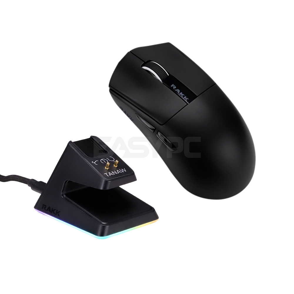 RAKK TANAW 4K Polling Trimode PMW3395 Huano 80M OLED Gaming Mouse with ...