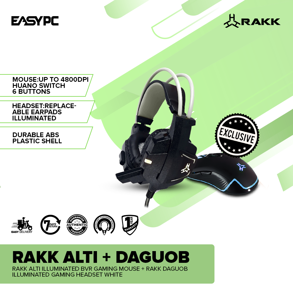RAKK Alti Illuminated BVR Gaming Mouse RAKK Daguob Illuminated Gamin EasyPC