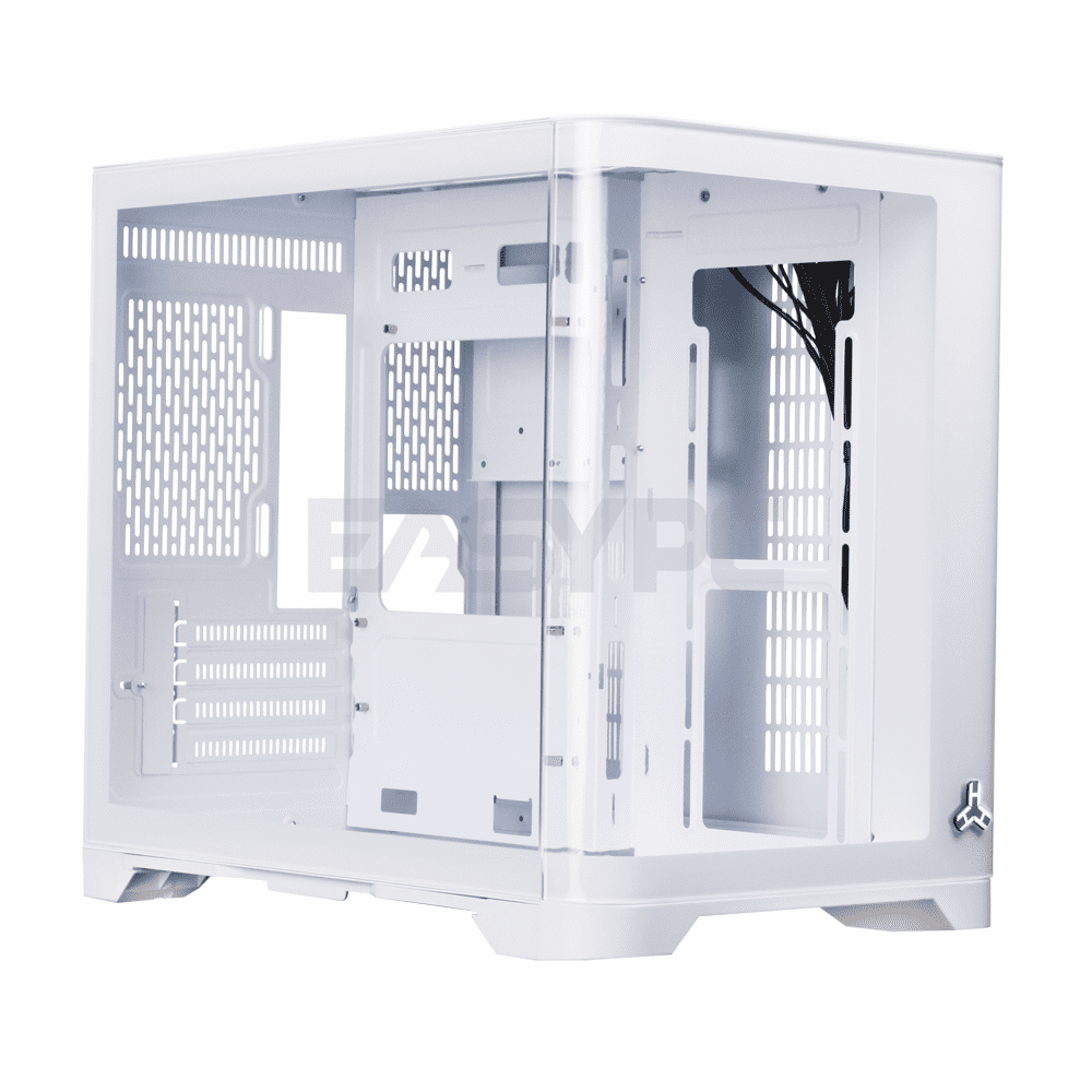 RAKK HAMRUS-M Curved Gaming PC Case M-ATX White – EasyPC