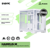 RAKK HAMRUS-M Curved Gaming PC Case M-ATX White