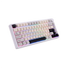 RAKK Hanan Ultra|Gasket Mount Aluminum CNC Case|81 Keys Trimode Mechanical Keyboard|White-c