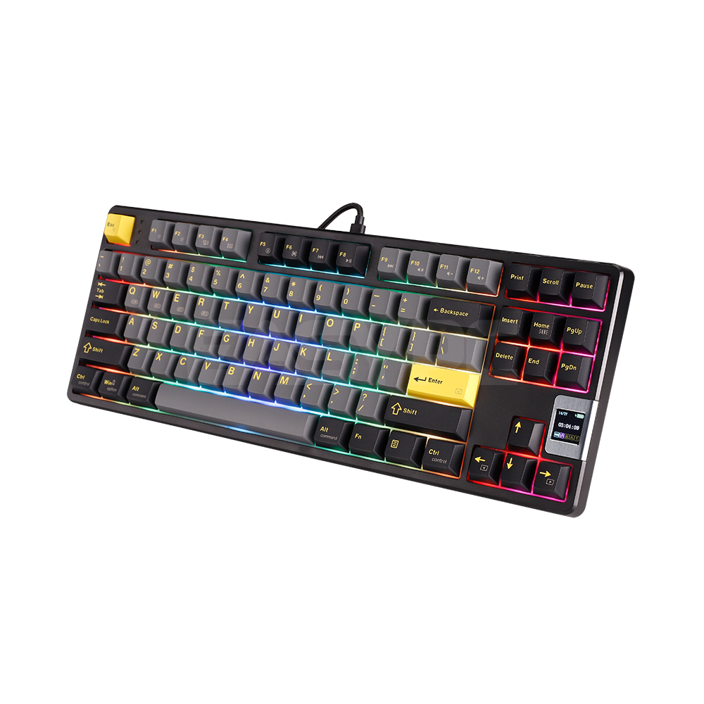 RAKK LAM-ANG PRO MAX 87 Keys / Outemu Black / Cherry Keycaps – EasyPC RAKK LAM-ANG PRO MAX 87 Keys / Outemu Black / Cherry Keycaps – EasyPC
