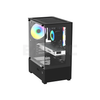 RAKK MASID MATX Tempered Gaming Case Black-c