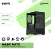 RAKK MASID MATX Tempered Gaming Case Black