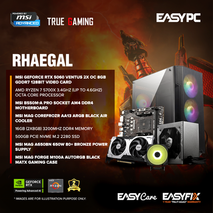 RHAEGAL Gaming Desktop - EasyPC