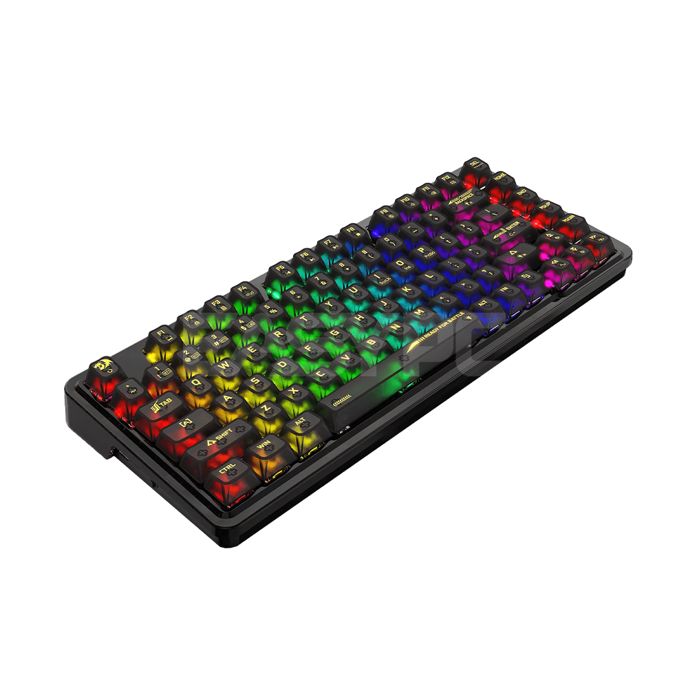 Redragon K649 PRO Gasket Mechanical Hotswap Tri-mode keyboard Crystal ...