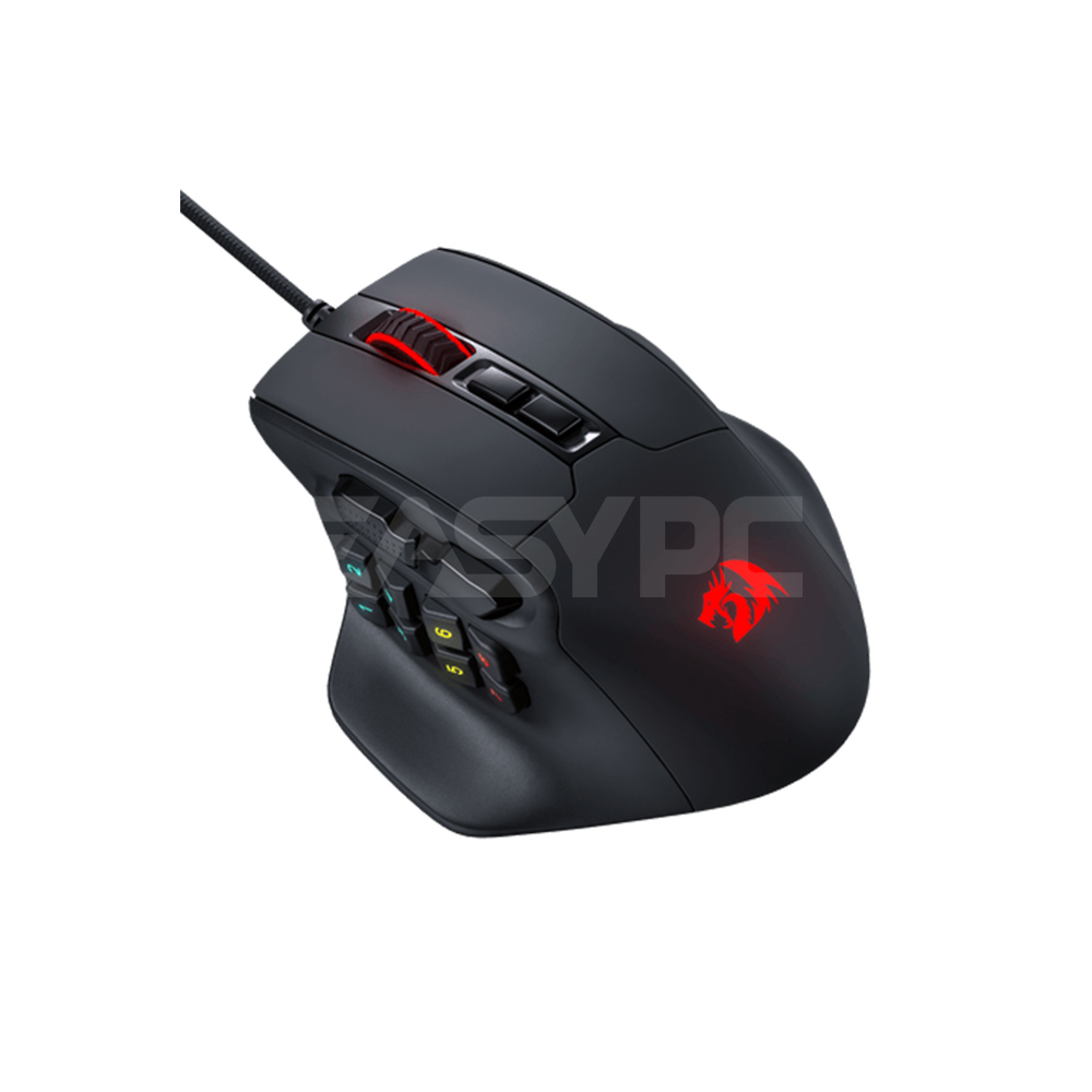 Redragon M811 Aatrox MMO Gaming Mouse Black-a