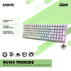 Royal Kludge RK100 Trimode Brown switch Mechanical Keyboard White