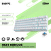 Royal Kludge RK61 Trimode Blue switch Mechanical Keyboard White
