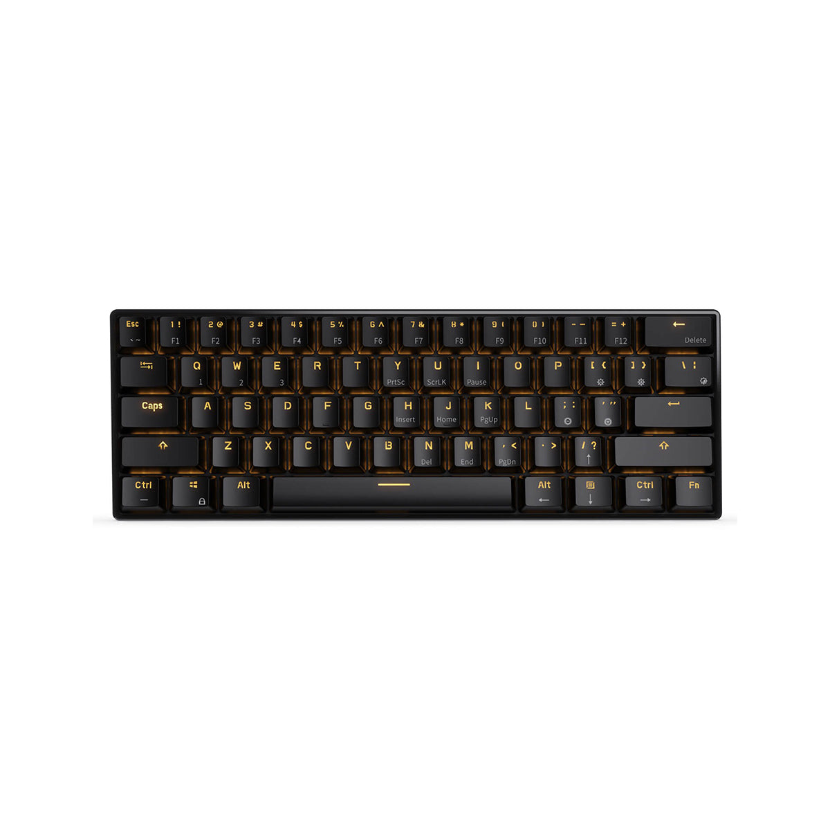 Royal Kludge RK61 Trimode Brown switch Mechanical Keyboard Black-a