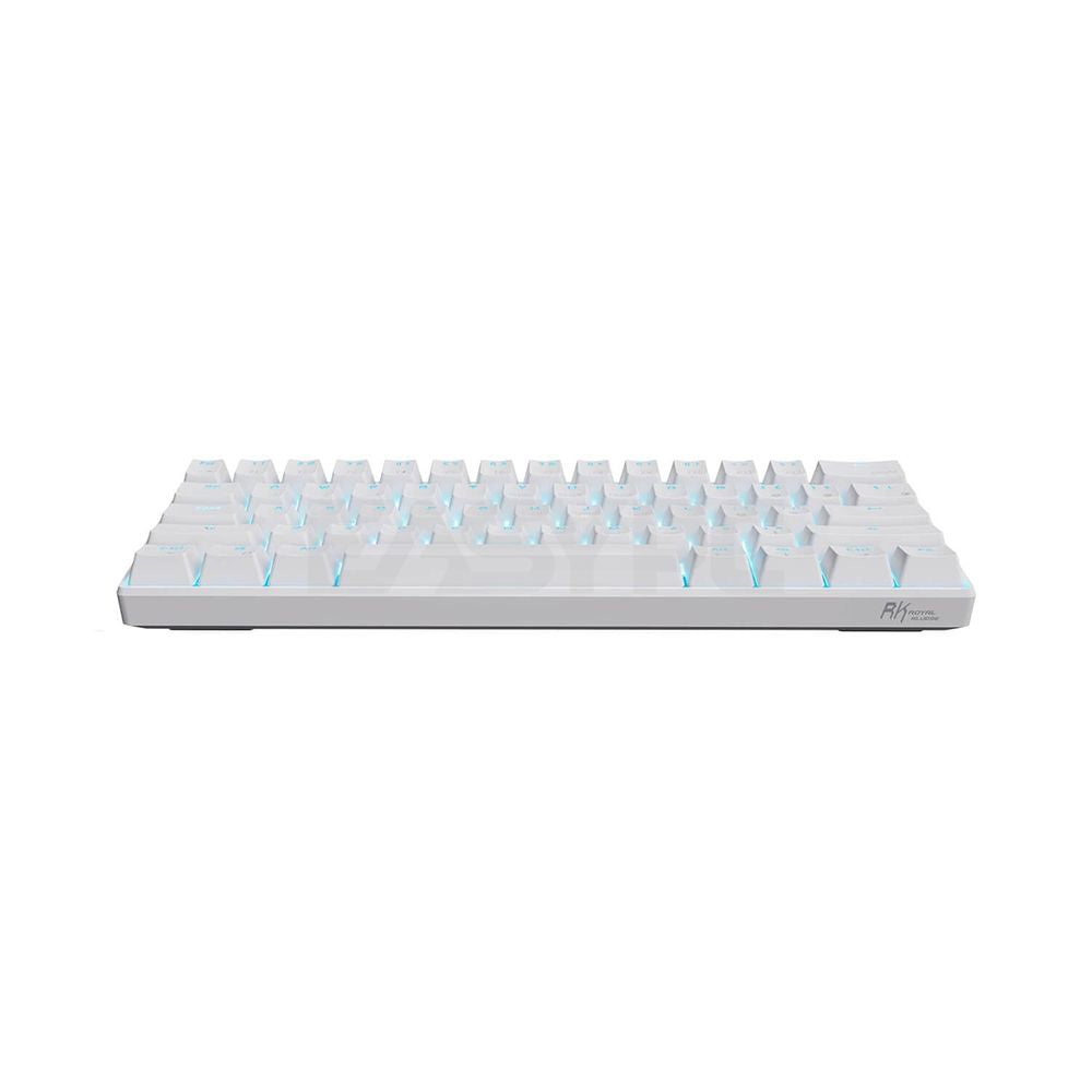 Royal Kludge RK61 Trimode Red switch Mechanical Keyboard White-c