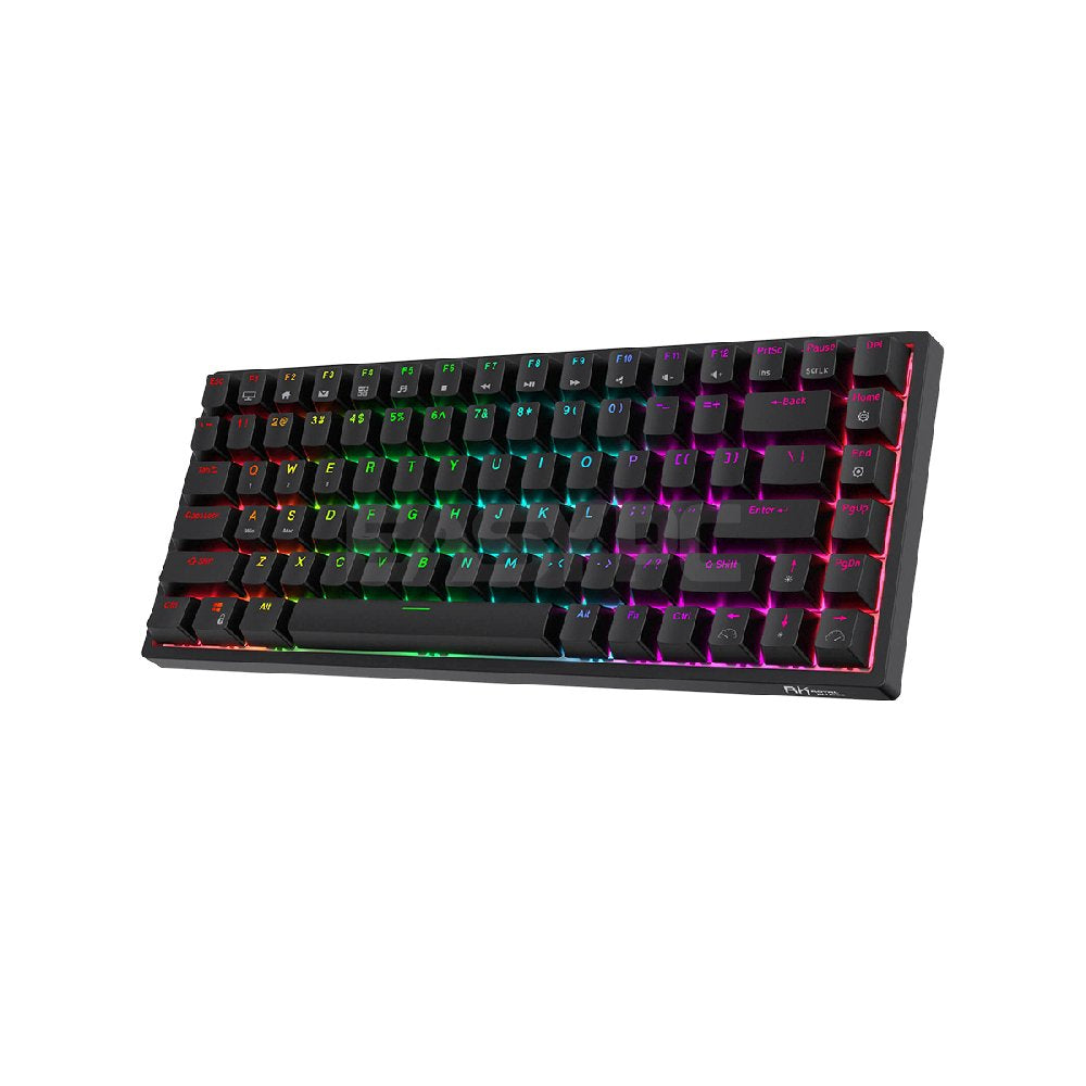 Royal Kludge RK84 Trimode Brown switch Mechanical Keyboard Black-c