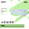Royal Kludge RK96 Trimode Brown switch Mechanical Keyboard White