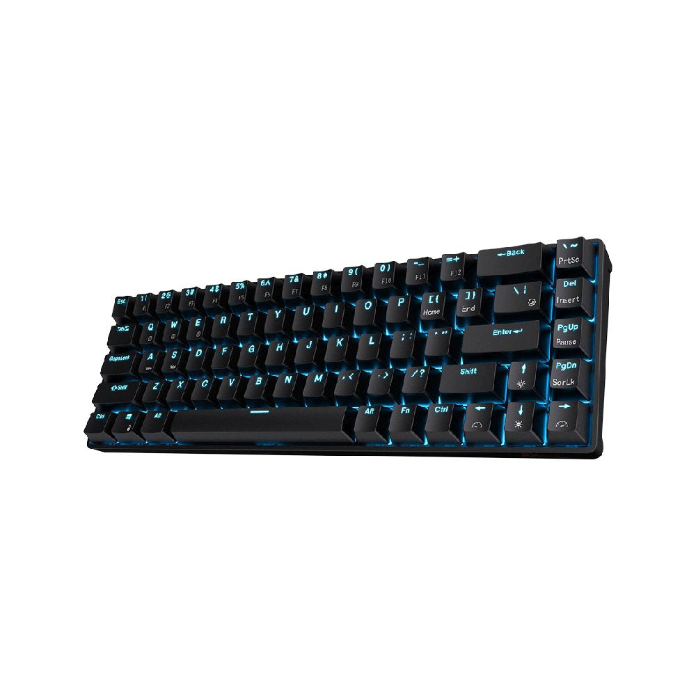 Royal Kludge RKG68 Trimode Blue switch Mechanical Keyboard Black-b