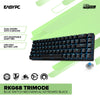 Royal Kludge RKG68 Trimode Blue switch Mechanical Keyboard Black