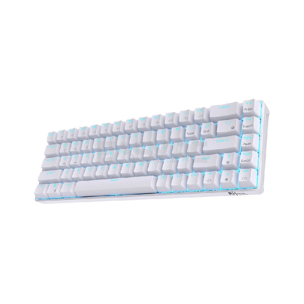 Royal Kludge RKG68 Trimode Red switch Mechanical Keyboard White-b