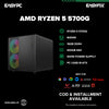 Ryzen 5 5700G / B450M / 16GB DDR4 / 500GB SSD / 500W Power Supply / PC Case M-ATX