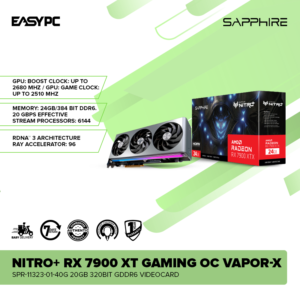 SAPPHIRE NITRO+ RX 7900 XT GAMING OC