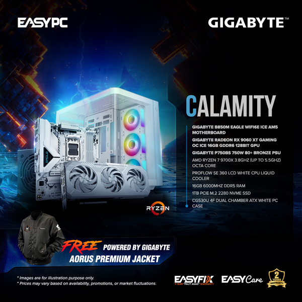 CALAMITY - GIGABYTE-powered gaming desktop