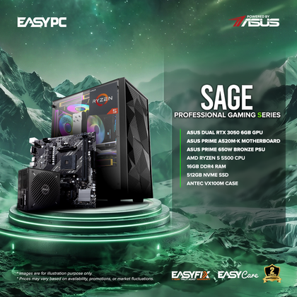 EasyPC SAGE - ASUS Professional Gaming Series Gaming Desktop