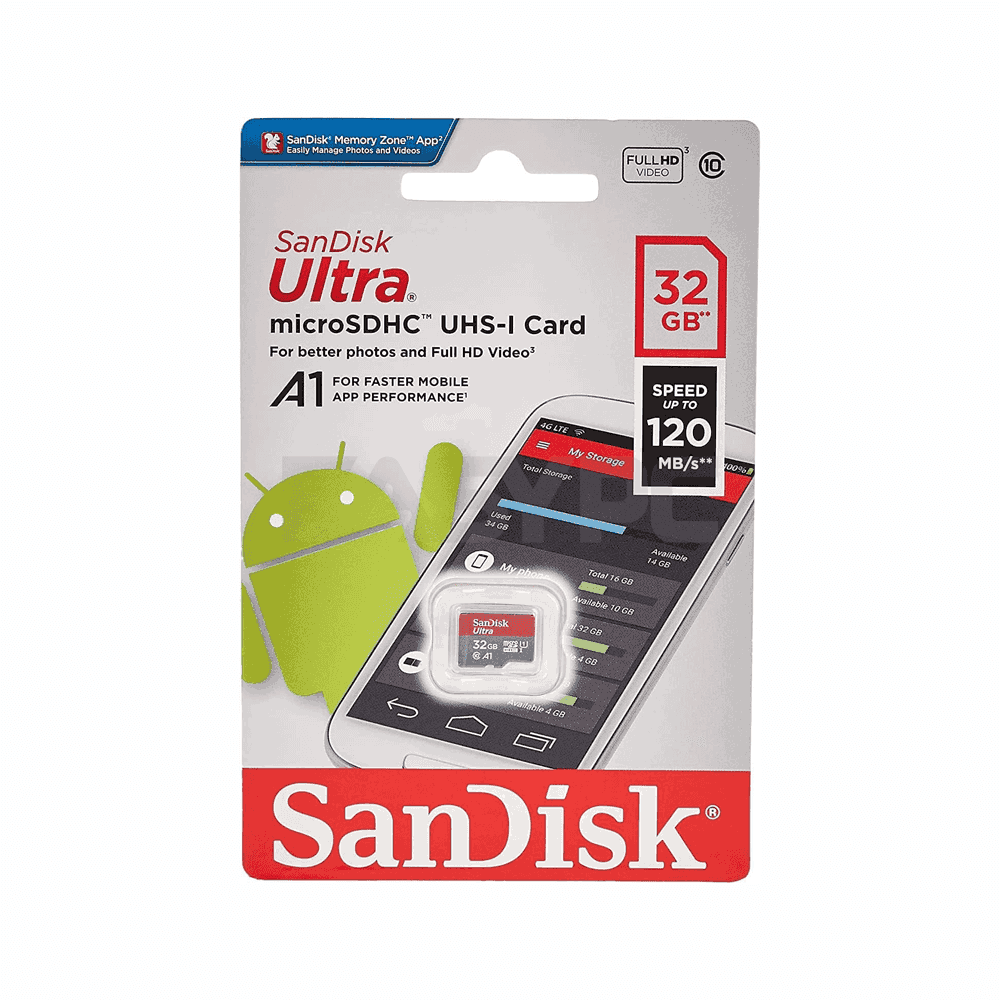 Sandisk SDSQUA4-032G-GN6MN 32GB MicroSD Card – EasyPC
