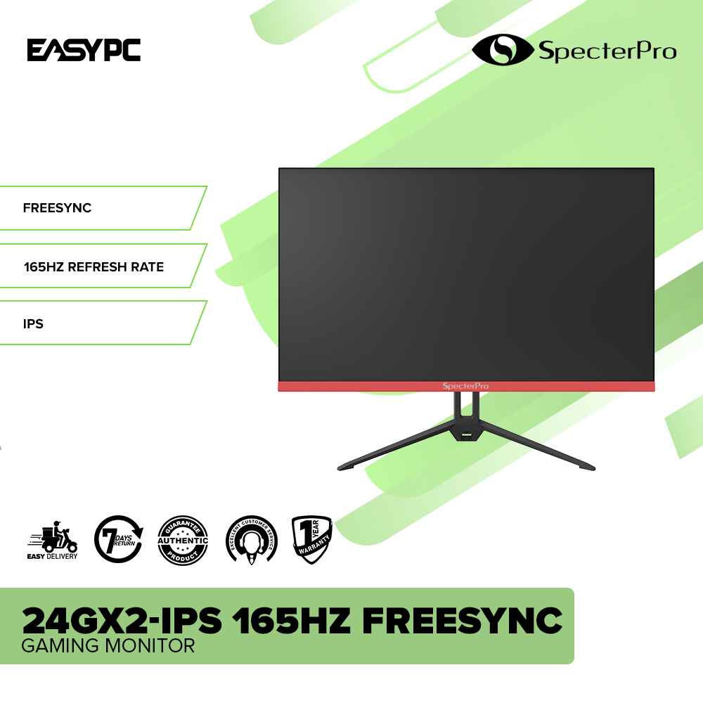 SpecterPro 24GX2-IPS 165hz Freesync Gaming Monitor – EasyPC
