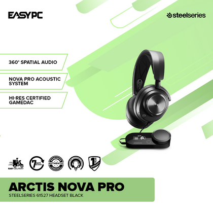 SteelSeries 61527 Arctis Nova Pro Headset Black